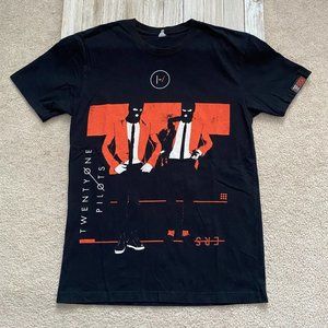 Twenty One Pilots S Emotional Roadshow 2016 Tour Double Sided Graphic T-Shirt